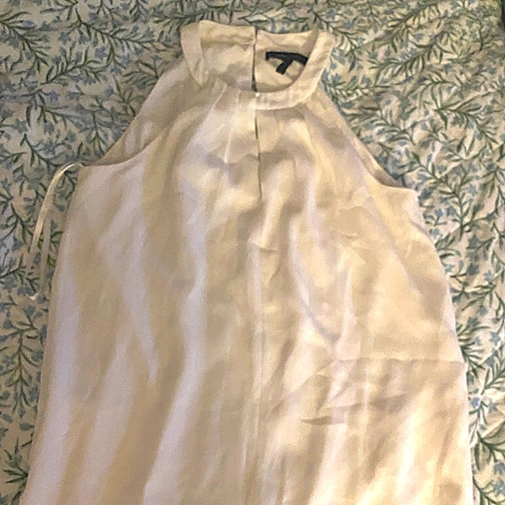 White Sleeveless Blouse by BCBG, size XS